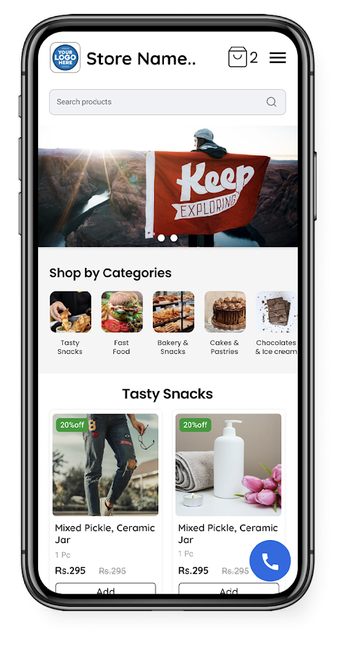 Storefront app preview